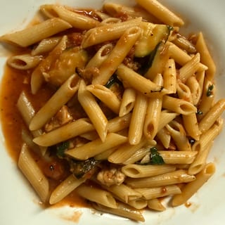 Diced Chicken Pasta