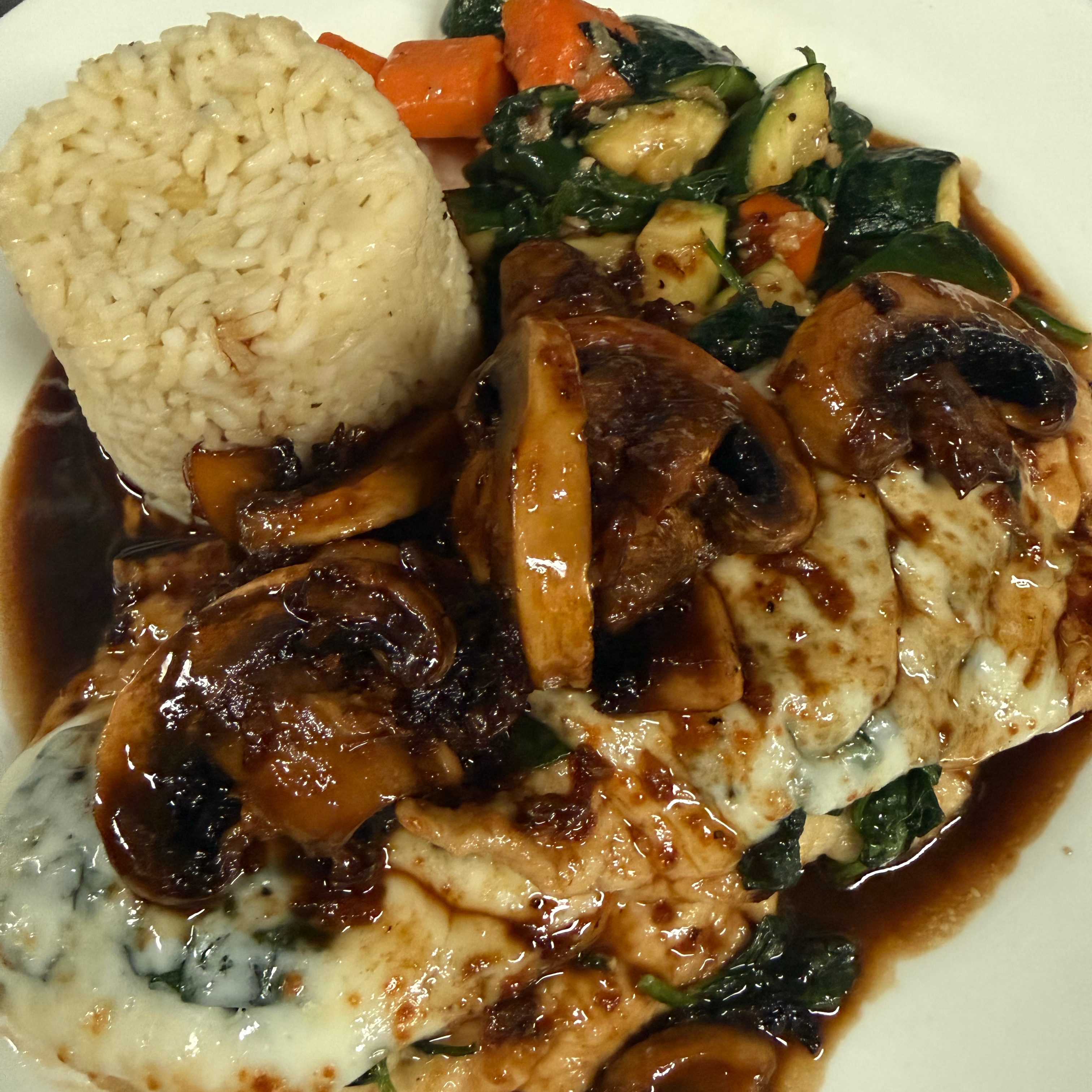 Chicken Florentine.