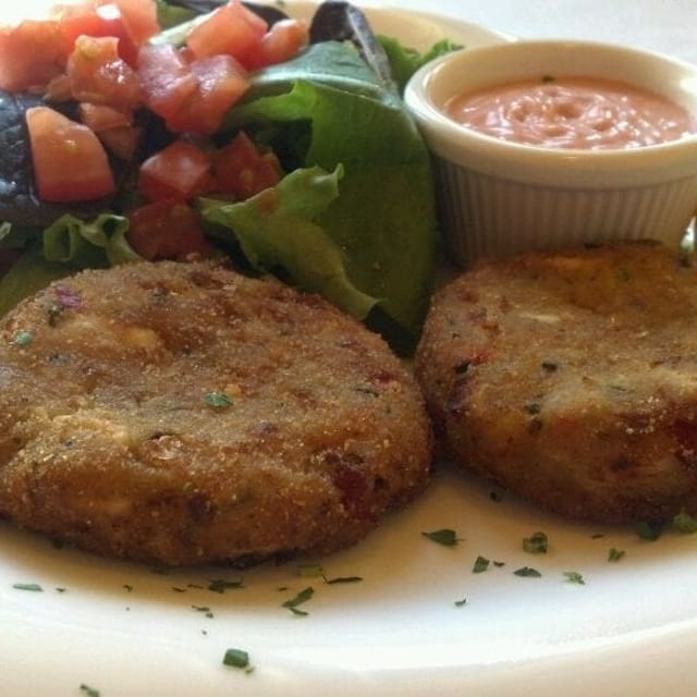 Crab Cakes.