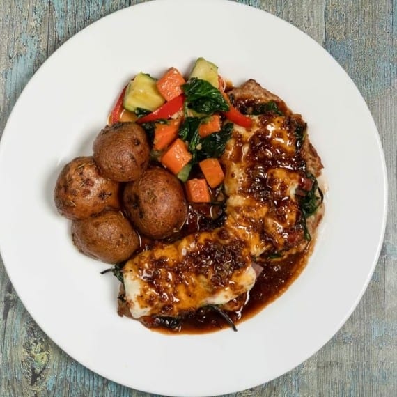Veal Saltimbucca.