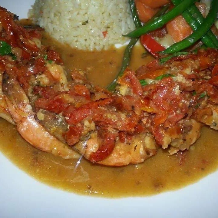 Shrimp Capri.